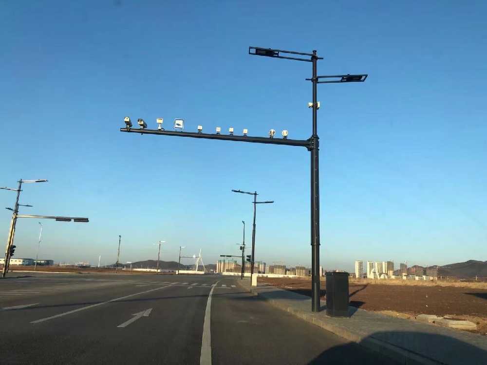 扬州市黑龙江佳木斯综合路灯杆项目